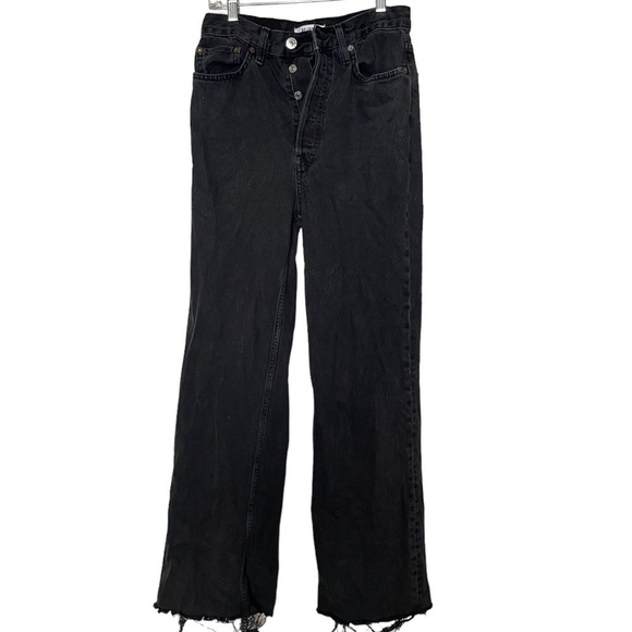 Re/done Black Jeans Size 25